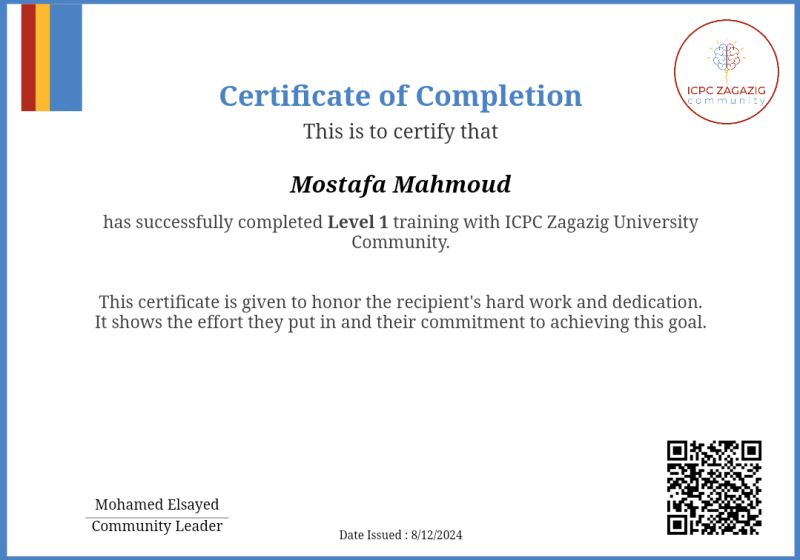 ICPC Level 1 Training