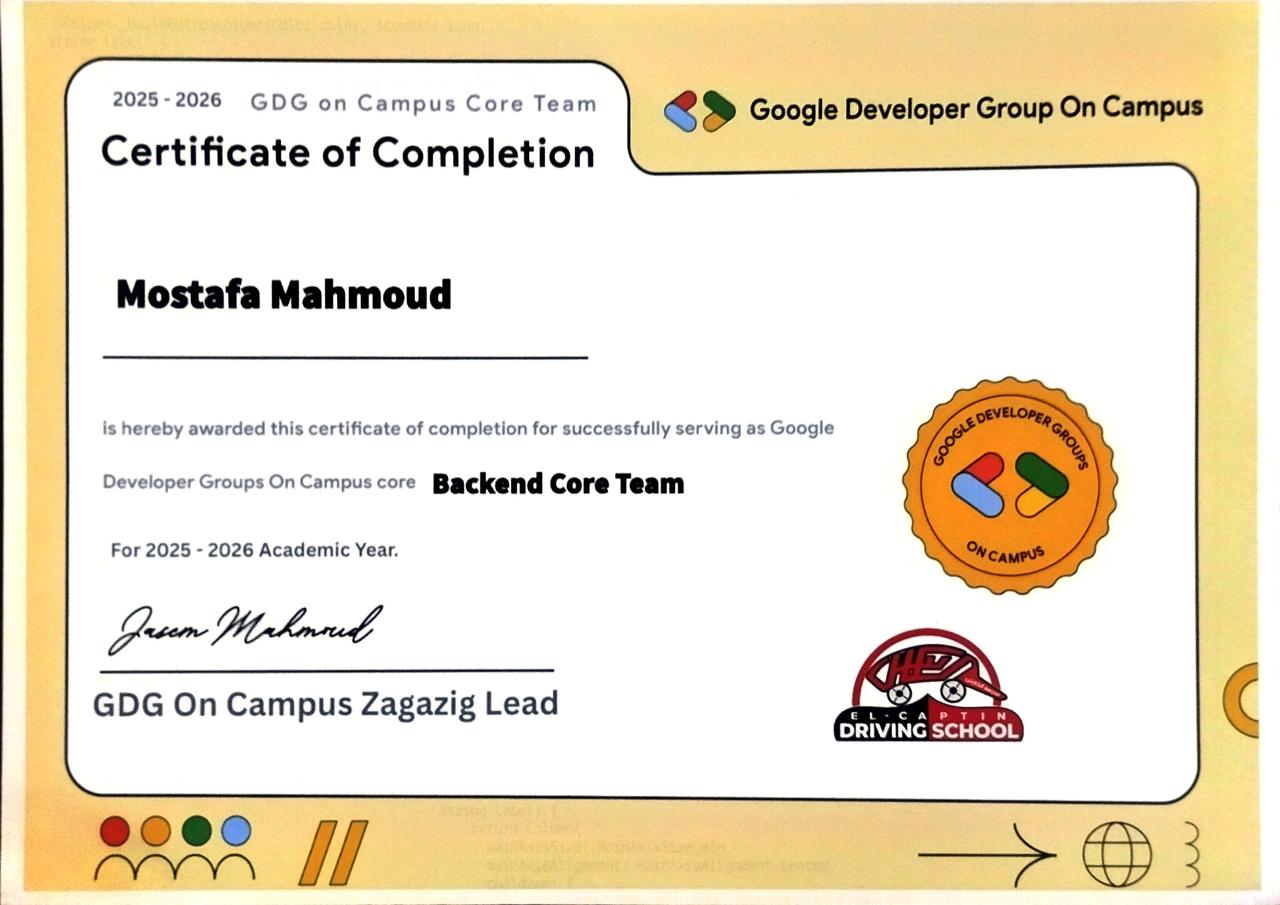 GDG Core Team Member