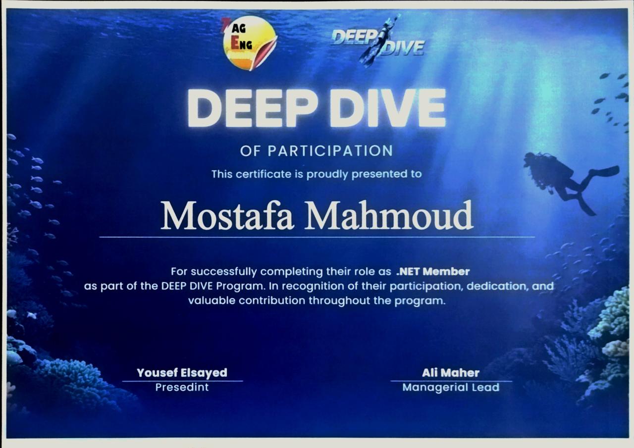DEEP DIVE .NET Member