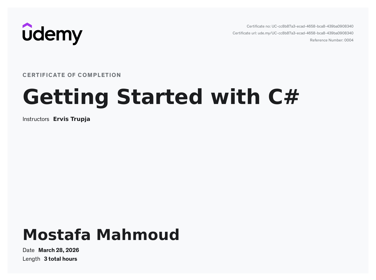 Getting Started with C#